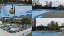 Areál koupaliště Hulín - sdružené snímky