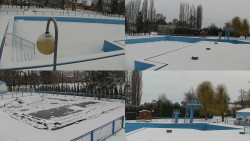 Areál koupaliště Hulín - sdružené snímky