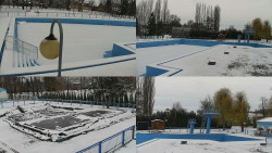 Areál koupaliště Hulín - sdružené snímky