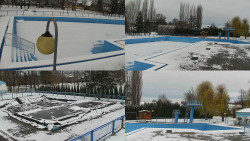 Areál koupaliště Hulín - sdružené snímky