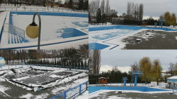 Areál koupaliště Hulín - sdružené snímky