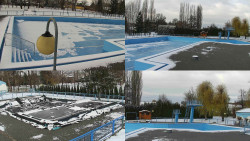 Areál koupaliště Hulín - sdružené snímky