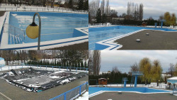 Areál koupaliště Hulín - sdružené snímky