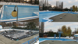 Areál koupaliště Hulín - sdružené snímky