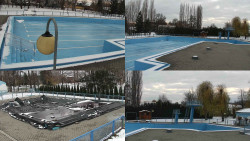 Areál koupaliště Hulín - sdružené snímky