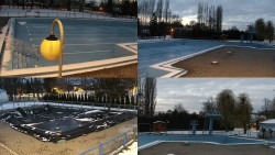 Areál koupaliště Hulín - sdružené snímky