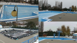 Areál koupaliště Hulín - sdružené snímky