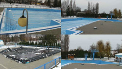 Areál koupaliště Hulín - sdružené snímky