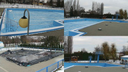 Areál koupaliště Hulín - sdružené snímky