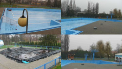 Areál koupaliště Hulín - sdružené snímky