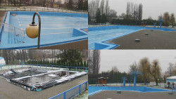 Areál koupaliště Hulín - sdružené snímky