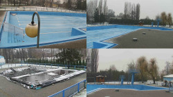 Areál koupaliště Hulín - sdružené snímky