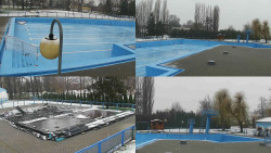 Areál koupaliště Hulín - sdružené snímky