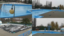 Areál koupaliště Hulín - sdružené snímky