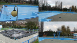 Areál koupaliště Hulín - sdružené snímky