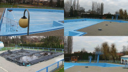 Areál koupaliště Hulín - sdružené snímky