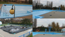 Areál koupaliště Hulín - sdružené snímky