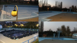 Areál koupaliště Hulín - sdružené snímky