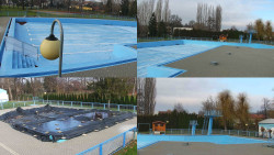 Areál koupaliště Hulín - sdružené snímky