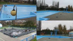 Areál koupaliště Hulín - sdružené snímky