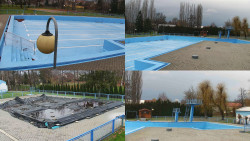 Areál koupaliště Hulín - sdružené snímky