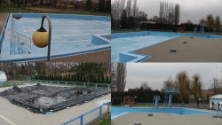 Areál koupaliště Hulín - sdružené snímky