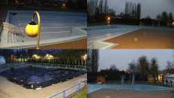 Areál koupaliště Hulín - sdružené snímky