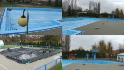 Areál koupaliště Hulín - sdružené snímky