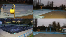 Areál koupaliště Hulín - sdružené snímky