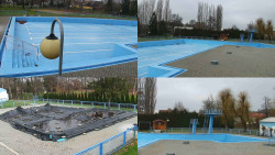 Areál koupaliště Hulín - sdružené snímky