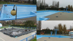 Areál koupaliště Hulín - sdružené snímky