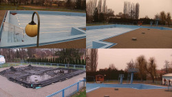 Areál koupaliště Hulín - sdružené snímky