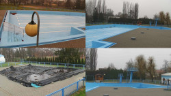 Areál koupaliště Hulín - sdružené snímky