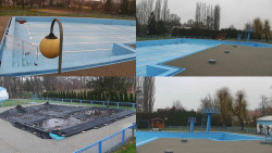 Areál koupaliště Hulín - sdružené snímky