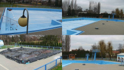 Areál koupaliště Hulín - sdružené snímky