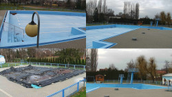 Areál koupaliště Hulín - sdružené snímky