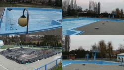 Areál koupaliště Hulín - sdružené snímky