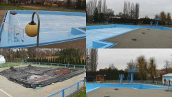 Areál koupaliště Hulín - sdružené snímky