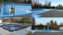 Areál koupaliště Hulín - sdružené snímky