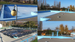 Areál koupaliště Hulín - sdružené snímky