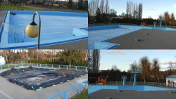 Areál koupaliště Hulín - sdružené snímky