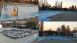 Areál koupaliště Hulín - sdružené snímky