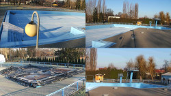 Areál koupaliště Hulín - sdružené snímky