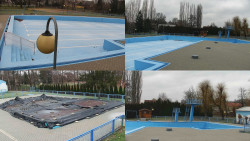 Areál koupaliště Hulín - sdružené snímky