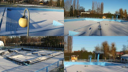 Areál koupaliště Hulín - sdružené snímky