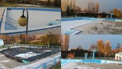 Areál koupaliště Hulín - sdružené snímky