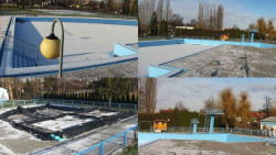 Areál koupaliště Hulín - sdružené snímky