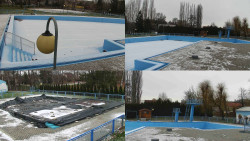 Areál koupaliště Hulín - sdružené snímky