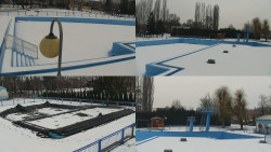 Areál koupaliště Hulín - sdružené snímky