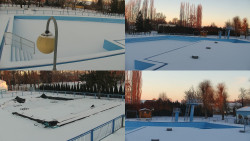 Areál koupaliště Hulín - sdružené snímky